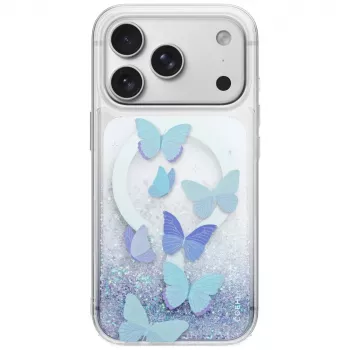 UNIQ Coehl Aria ovitek za iPhone 18 Pro / 17 Pro, magnetno polnjenje, moder