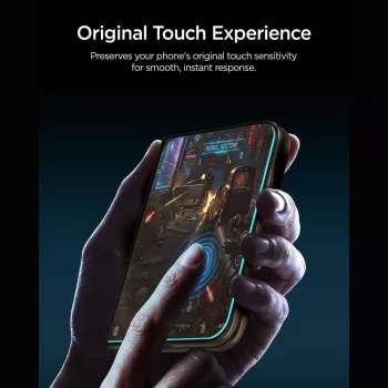Spigen Glas.TR EZ Fit Pro HD AC 2 kosa kaljeno steklo iPhone Duo prozorno