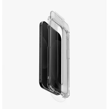 Kaljeno steklo UNIQ Optix SwiftFitVivid DX2 za iPhone 18 Pro Max s pripomočkom za namestitev