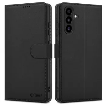 Tech-Protect ovitek z denarnico za Samsung Galaxy A17 / A18 / A26 4G / 5G, črn