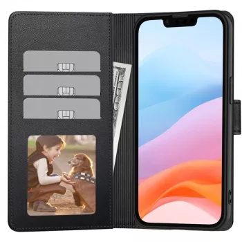 Tech-Protect ovitek z denarnico za Samsung Galaxy A17 / A18 / A26 4G / 5G, črn
