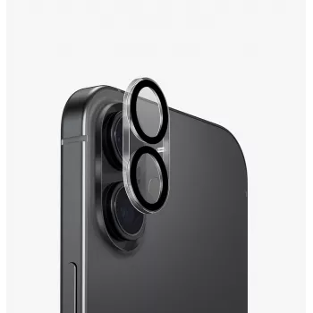 UNIQ Optix Clearshield Frameguard zaščitno steklo za objektiv kamere za iPhone 17, kristalno prosojen, s pripomočkom za namestitev
