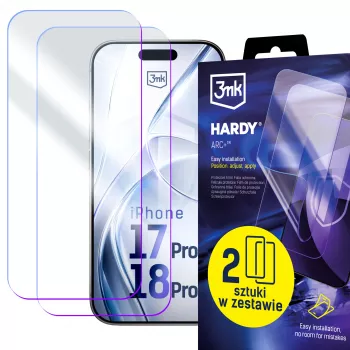 Zaščita zaslona 3mk Hardy ARC+ s 4 plastmi za Apple iPhone 17 Pro / 18 Pro