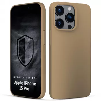 3mk Hardy Mellow MagCase za Apple iPhone 15 Pro, zlata