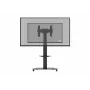 celexon Professional Adjust-3770MP TV voziček za ravne zaslone 32-70 inch (81,3-177,8 cm), eloksiran aluminij in satinirano steklo, črn