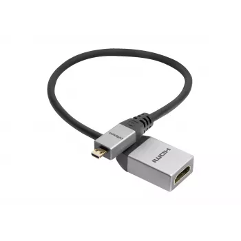 celexon Micro HDMI adapter M/F z Ethernetom, 2.0a/b 4K, Professional Line