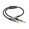 celexon Professional 2x stereo 3,5 mm avdio adapter, M/F