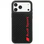 Audi R8 Carbon Fiber ovitek MagSafe za iPhone 18 Pro Max / 17 Pro Max, črn