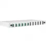 EFB Elektronik izvlečna spojna omarica SC 50/125 µm OM3, 12 pigtailov, 6 spojk