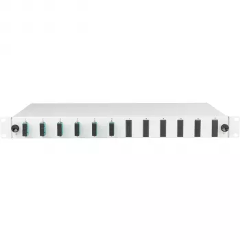 EFB Elektronik izvlečna spojna omarica SC 50/125 µm OM3, 12 pigtailov, 6 spojk