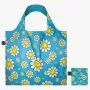 LOQI Smiley torba – Flowers Blue