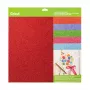 Cricut Glitter Cardstock vzorčni komplet 30 x 30 cm, 10 listov, Brights (P)