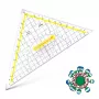 ARISTO geometrijski trikotnik z ročajem, 25,0 cm