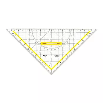 ARISTO geometrijski trikotnik z ročajem, 25,0 cm