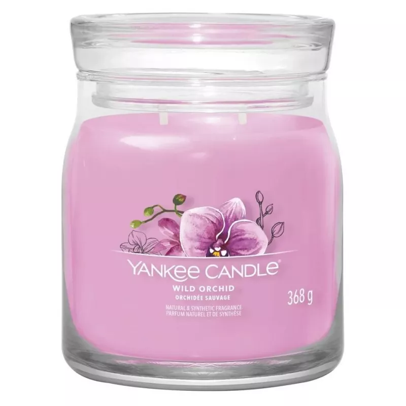 Yankee Candle sveča Wild Orchid, srednja