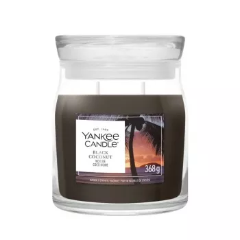 Yankee Candle Black Coconut sveča, srednja