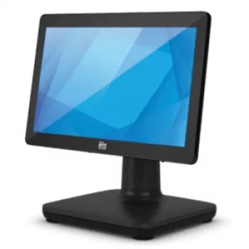 Elo Touch Solutions EloPOS sistem 15 inch zaslon na dotik POS terminal s stojalom in I/O hubom - Intel Celeron J4105, 4GB RAM, 128GB SSD, brez operacijskega sistema, črn