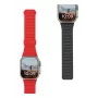 Urban Armor Gear UAG Pathfinder – dvostranski magnetni silikonski pašček za Apple Watch Series 4-6 & SE 1-3, 44mm / Series 7-9, 45mm / Series 10-11, 46mm / Ultra 1-3, 49mm (ash/lava)