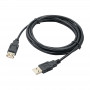 Akyga AK-USB-19 podaljševalni kabel USB 2.0 USB-A (M) na USB-A (F), 3 m, črn