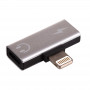 Akyga AK-AD-64 adapter Lightning (m) na 2x Lightning (f), srebrn