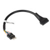 Akyga AK-CA-75 adapter kabel interni USB 2.0 9-pinski (M) na USB 3.0 19-pinski (F) header, 20 cm, črn