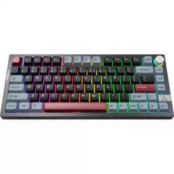 Montech MK PRO 75 tipkovnica, DE razporeditev, Gateron G Pro 3.0 Yellow, črno-večbarvna