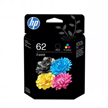 Kartuša s črnilom HP 62 Multipack N9J71AE#LS1, črna in cyan/magenta/rumena