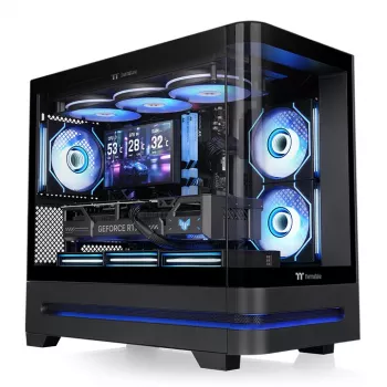 Thermaltake Arcus 190 TG ARGB ohišje mini stolpa, črno, kaljeno steklo