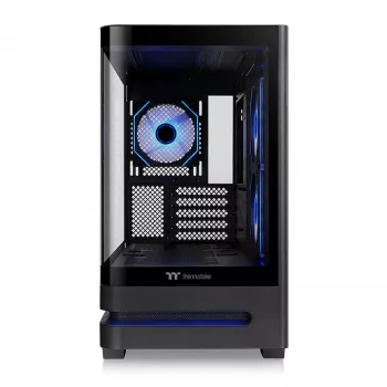 Thermaltake Arcus 190 TG ARGB ohišje mini stolpa, črno, kaljeno steklo