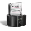 Axagon ADSA-SC priklopna postaja za 2,5/3,5-palčne SATA diske, USB-C 5 Gbit/s, s funkcijo kloniranja