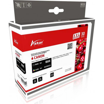 Astar AS70729 komplet kartuš s črnilom za Canon PG-560XL + CL-561XL, črna + barvna
