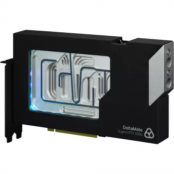 Thermal Grizzly DeltaMate vodno hlajenje GPU za Suprim 5090, črno-srebrna