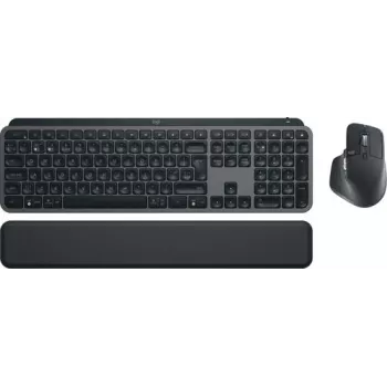 Logitech MX Keys S Combo 920-011613 komplet tipkovnice in miške, RF brezžično + Bluetooth, QWERTY UK angleščina, grafitna