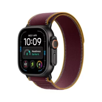Apple Watch Ultra 4 pametna ura, GPS + Cellular, 49 mm, črna, Trail Loop bordo, M/L