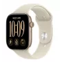 Apple Watch Series 12 pametna ura, GPS, 42 mm, ohišje iz aluminija v svetlo zlati barvi, športni pašček v peščeni barvi, S/M