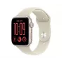 Apple Watch SE 3 pametna ura, GPS + Cellular, 44 mm, ohišje iz aluminija v zvezdno beli, športni pašček v peščeni S/M