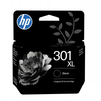 HP 301XL kartuša s črnilom, črna, 360 strani