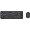 Hama WKM-300 komplet tipkovnice in miške za več naprav, brezžično, RF/Bluetooth, črn, QWERTZ DE