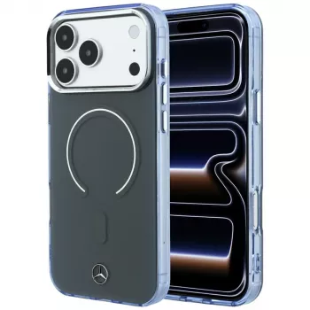 Mercedes ovitek Double Layer Iconic Logo MagSafe za iPhone 18 Pro Max / 17 Pro Max, antracit