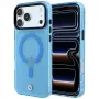 BMW Sign Frosted IML & Metal Logo ovitek MagSafe za pametni telefon iPhone 18 Pro / 17 Pro, moder