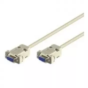 Goobay 50547 priključni kabel D-SUB, vtičnica RS-232 (9-pin) na vtičnico RS-232 (9-pin), 2 m, siv