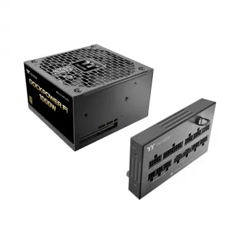 Thermaltake Dockpower FI 1000W napajalnik, 80 PLUS Gold, modularni, črn