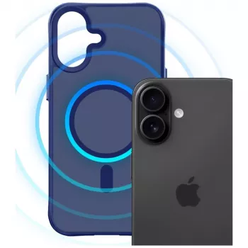 3mk Smoke MagCase ovitek za Apple iPhone 17, moder