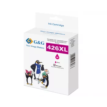 G&G kartuša s črnilom, združljiva z Brother 426XL LC-426XLM, magenta, 5000 strani