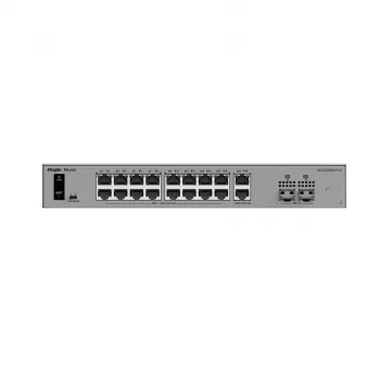 Reyee RG-ES220GS-P-V2 PoE stikalo, 16 vrat + 2x uplink + 2x SFP