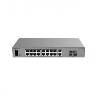 Reyee RG-ES220GS-P-V2 PoE stikalo, 16 vrat + 2x uplink + 2x SFP