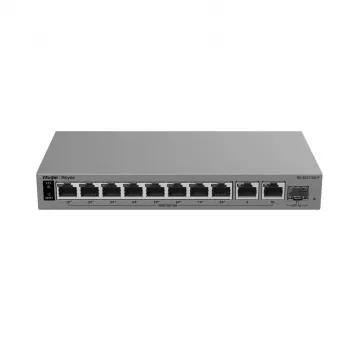 Reyee RG-ES211GS-P PoE omrežno stikalo, 8 vrat + 2x uplink + 1x SFP