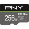PNY PRO Elite P-SDU256V31100PRO-GE pomnilniška kartica microSDXC, 256 GB, UHS-I U3, A1, V30, z adapterjem SD