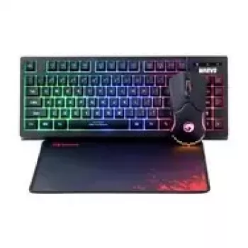 Marvo Loot 30 CM310 EN komplet s podlogo za miško, črn