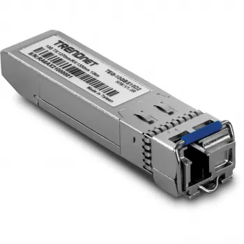 TRENDnet TEG-10GBS10D2 modul oddajnik-sprejemnik (transceiver) SFP+, 10G, enorodovni, Dual-Wave, LC, 10 km